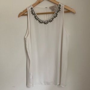 NWOT Embroidered Loft Tank